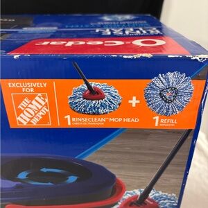 RinseClean Mop Head with Refill - Blue